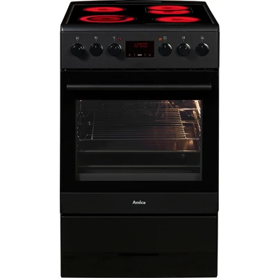Abbildung von Amica Elektro Standherd &quot;SHC 11503 SM&quot;, SHC SM, mit 2 fach Teleskopauszug, Steam Clean