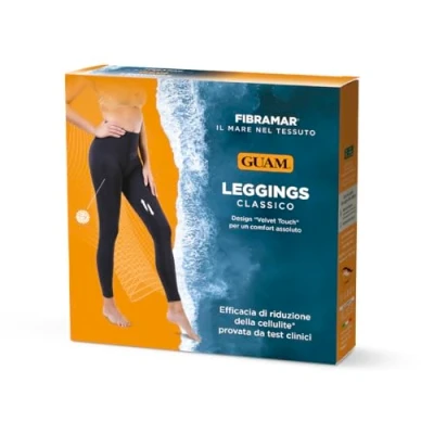 Abbildung von Guam Unisex Klassische, Leggins Meeresalgen, Größe S/M (42 44) Fibramar Leggings, Schwarz