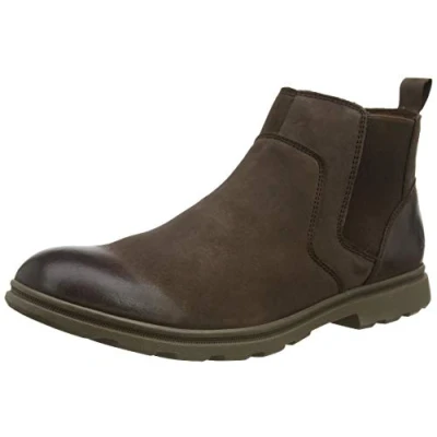 Abbildung von Hush Puppies Herren Tyrone Chelsea Stiefel, braun, 44 EU