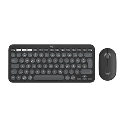 Abbildung von Logitech Pebble 2 Combo Qwertz Schwarz