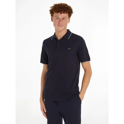 Abbildung von Calvin Klein Poloshirt, Herren, Größe: Small, Night sky