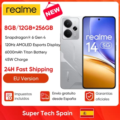 Abbildung von Globale Version realme 14 5g Smartphone Snapdragon 6 Gen 4 50mp ois ai Kamera 120Hz Amoled Esport
