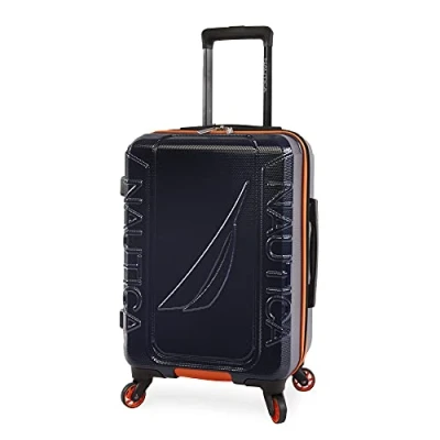 Abbildung von Nautica Trolley aus Birkenholz., Marineblau/orange, Carry On 21 Inch, Birkenholz