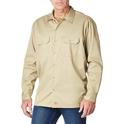 Abbildung von Dickies Herren Big Tall Langarm Arbeitsshirt, Desert Sand, XL