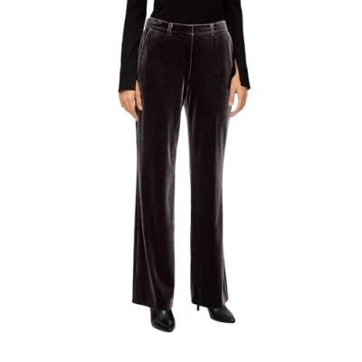 Abbildung von s.Oliver Black Label Regular MIT WIDE LEG Stoffhose, Damen, Größe: 40x32, Dunkelgrau