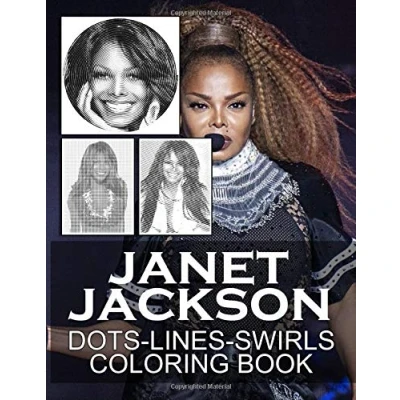 Abbildung von Janet Jackson Dots Lines Swirls Coloring Book: Creature Color Puzzle Activity Books For Adult