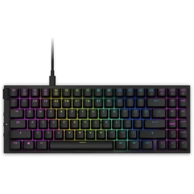 Abbildung von NZXT Function Mini TKL 2022 Mechanische PC Gaming Tastatur beleuchtet lineare RGB Schalter MX kompatible Hot Swap Aluminium Cover Mechanical Keyboard DE (QWERTZ) Schwarz