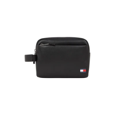 Abbildung von Tommy Jeans Heritage Washbag Kosmetiktasche, Größe: One Size, Black