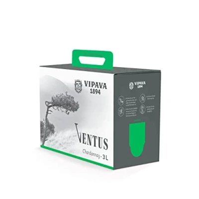 Abbildung von VENTUS Weißwein Bag in Box 3 Liter Chardonnay 2021, von Hand gelesener trockener (3 l)