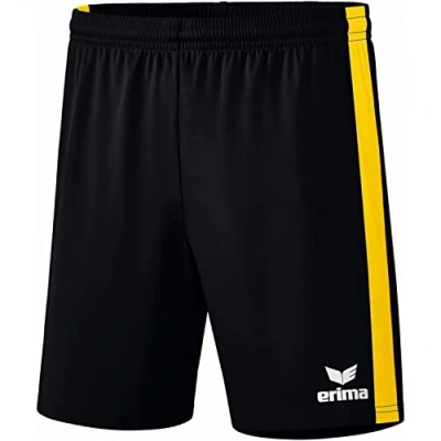 Abbildung von Erima Fussball Retro STAR kurze Sporthose, Herren, Größe: Medium, Schwarz/gelb