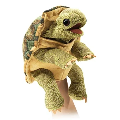 Abbildung von Folkmanis Standing Tortoise Hand Puppet 3156 Multi Coloured