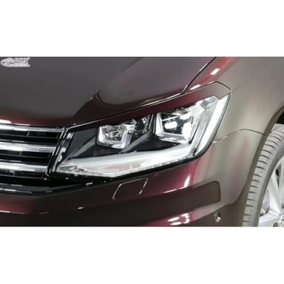 Abbildung von RDX Racedesign Scheinwerferblenden kompatibel mit Volkswagen Caddy IV 2015 2020 (ABS), RDSB197, Unlackiert
