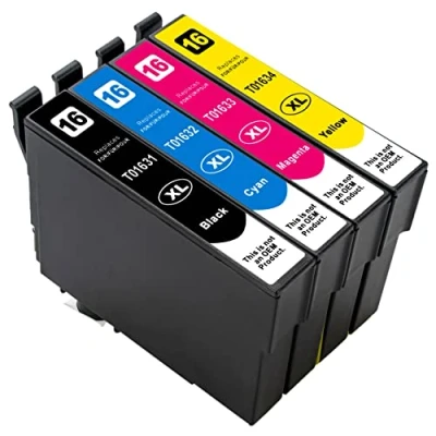 Abbildung von ESMONLINE 4 er Set Multipack kompatible Druckerpatronen als Ersatz für Epson 16 XL Workforce WF 2760DWF 2750DWF 2660DWF 2650DWF 2630WF 2540WF 2530WF 2520NF 2510WF 2010W
