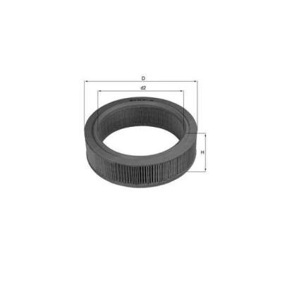 Abbildung von MAHLE ORIGINAL LX 184 Luftfilter 70,0 246,0 Filtereinsatz FORD: Taunus, Granada, Capri III
