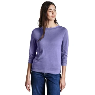 Abbildung von STREET ONE Damen A302973 Weicher Strickpullover, Lilac Dusk Mel., 36 EU