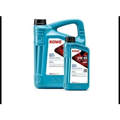 Abbildung von 6 (5L+1L) Liter ROWE HIGHTEC SYNT RSR 17 SAE 5W 30 Motoröl Madein Germany