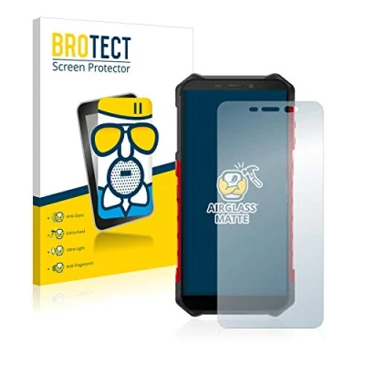 Abbildung von BROTECT Entspiegelungs Schutzglas für Ulefone Armor X5 Schutz Folie Panzerfolie Glas Matt [Extrem Kratzfest 9H, Anti Reflex, Fingerprint]