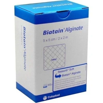 Abbildung von Biatain Alginate Kompressen 5x5 cm 30 St