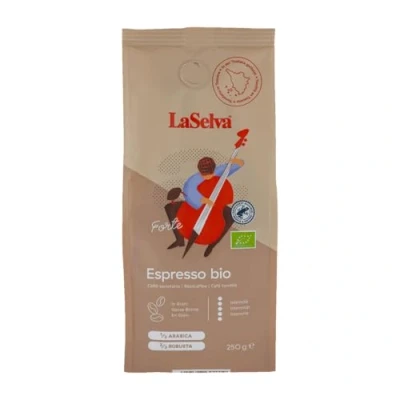 Abbildung von LaSelva Espresso Forte Röstkaffee ganze Bohne, Bio, 250g