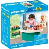 Abbildung von Playmobil® Konstruktions Spielset Süßigkeitenstand (71540), My Life, (34 St), Made in Europe