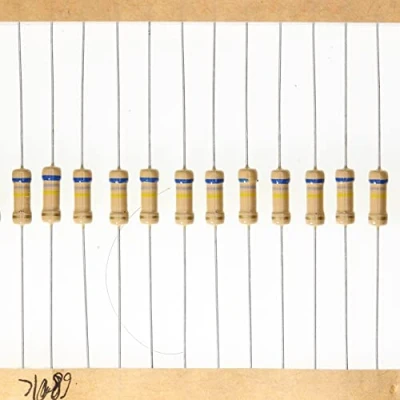 Abbildung von HUABAN 100 Stücke 0.5 Watts 1/2W 680K Ohm 5% Kohleschichtwiderstand
