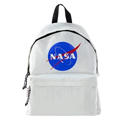 Abbildung von Nasa Rucksack Logo Vintage Weiß Einheitsgröße
