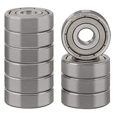 Abbildung von XiKe 10 Stück 628ZZ Mini Kugellager 8x24x8mm Chromstahl und Vorgeschmiert, 628 2Z Rillenkugellager mit Doppelter Metalldichtung.
