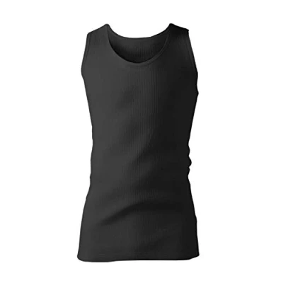 Abbildung von HEAT HOLDERS Herren Thermo Innenfleece Baumwolle Ärmellos Unterhemd (Medium (38 40&quot; Chest), Charcoal)
