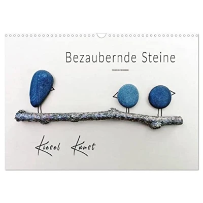 Abbildung von Bezaubernde Steine Kieselkunst (Wandkalender 2025 DIN A3 quer), CALVENDO Monatskalender