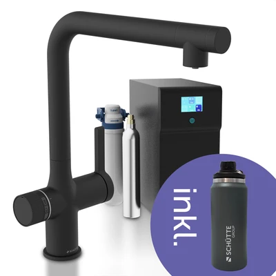 Abbildung von Schütte Spültischarmatur &quot;&quot;AQUASTAR PREMIUM&quot; Sprudelwasser Spültischarmatur&quot;, (1 St.), mit Kühlsystem, Filter, Filterkopf und handelsüblicher CO2 Kartusche