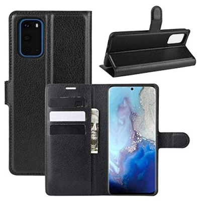 Abbildung von CoverKingz Handytasche kompatibel mit Samsung Galaxy S20 [6,2 Zoll] Handy Case Kartenfach Handyhülle Flipcase klappbar Schwarz