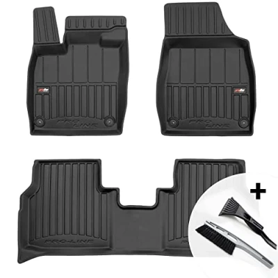Abbildung von moto MOLTICO 3D Gummimatten Auto Fußmatten Gummi Automatten 4 teilig Set passend für Skoda Enyaq IV VW ID.4 ab 2020