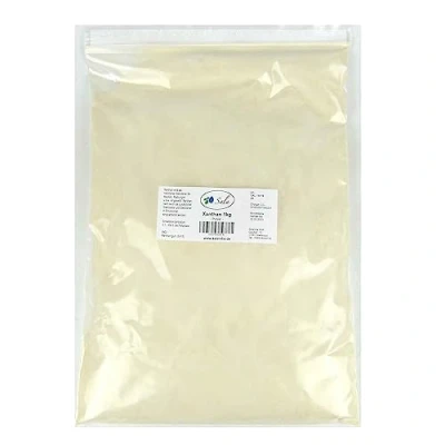 Abbildung von Sala Xanthan Gum Pulver E415 Bindemittel konv. 1000 g (1 kg Beutel)