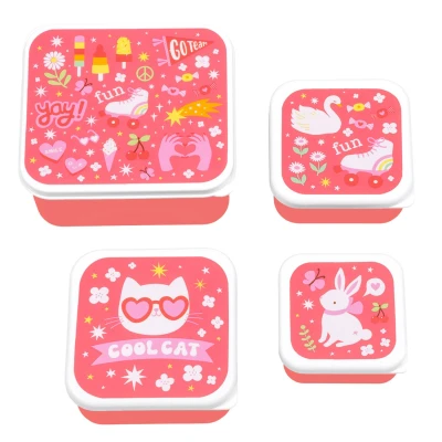 Abbildung von A Little Lovely Company Charlie Lunch &amp; Snack Box fun