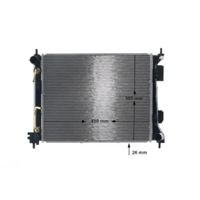 Abbildung von MAHLE ORIGINAL CR 2269 000S Kühler, Motorkühlung 480 385 26 Kühlrippen gelötet