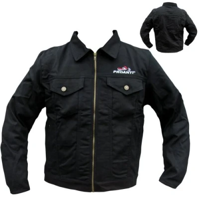 Abbildung von PROANTI Motorradjacke Jeans Aramid Motorrad Jeansjacke mit Protektoren