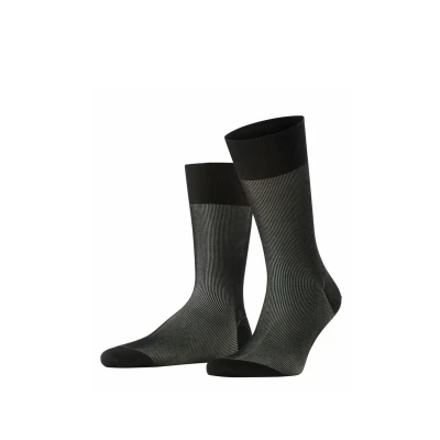 Abbildung von Falke FINE Shadow Socken, Herren, Größe: 41/42, Black mix