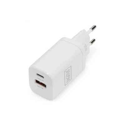 Abbildung von DIGITUS USB Ladegerät 1x A / C 30W Dual Port, 2,4A, 3A, QC3.0