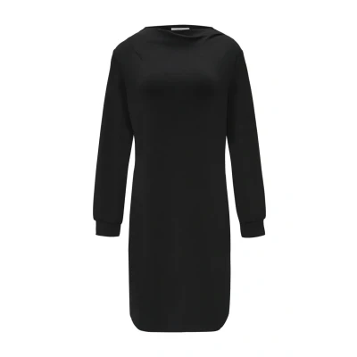Abbildung von s.Oliver Black Label Jerseykleid, Damen, Größe: 38, Schwarz