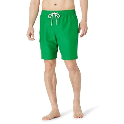 Abbildung von Amazon Essentials Herren Badehose, Schnell Trocknend, 23 cm, Dunkelgrün, XL