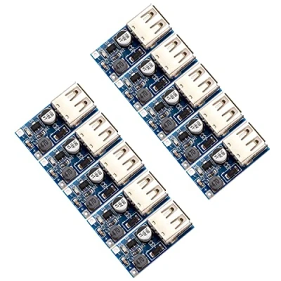 Abbildung von Create idea Step Up Modul 0,9 V 5 auf USB DC Boost Converter Booster Schaltung Spannungsregler Netzteilmodul 10 Stück