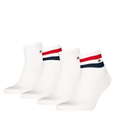 Abbildung von Tommy Hilfiger Socken TH MEN QUARTER 4P SPORT ECOM (4 Paar) mit kontrastierendem Farbakzent