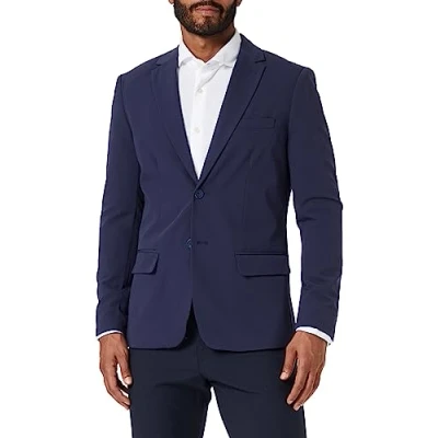 Abbildung von Only &amp; Sons Klassischer Sakko, Herren, Größe: 48, Navy blazer