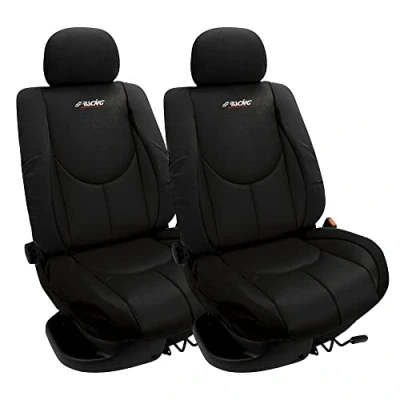 Abbildung von Simoni Racing CSR/AN V Sitzschonbezug schwarz Textil vorne