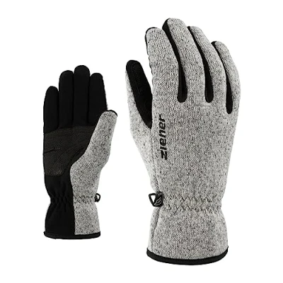 Abbildung von Ziener Erwachsene IMAGIO glove multisport Freizeit / Funktions Outdoor Handschuhe atmungsaktiv, gestrickt, grau (grey melange), 6.5