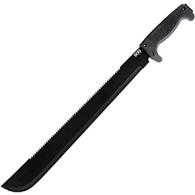 Abbildung von SOGFari 18 in. Machete, Black Kraton Handle, Blade