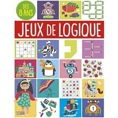 Abbildung von Jeux malins pour petits futés de logique 8 ans