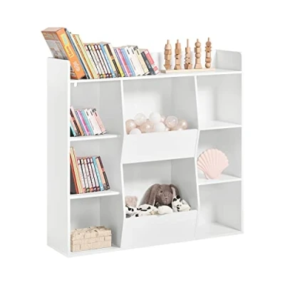 Abbildung von SoBuy Bücherregal KMB55, für Kinder Kinderregal Aufbewahrungsregal Spielzeugregal Standregal