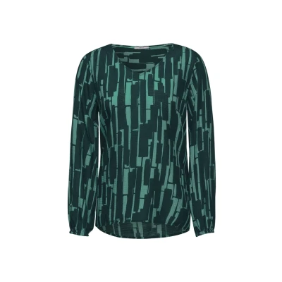 Abbildung von Cecil Bedruckte Bluse, Damen, Größe: Medium, Grün