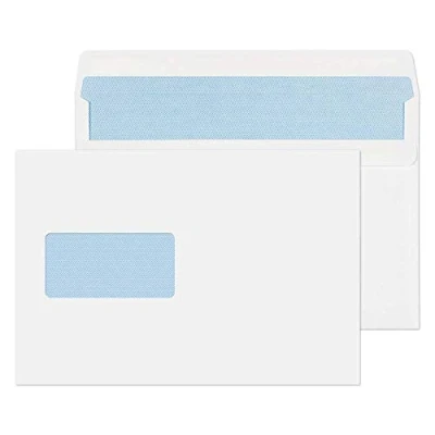 Abbildung von Blake Purely Everyday 2808 Briefumschläge Selbstklebend Mit Fenster Weiß C5+ 162 x 238 mm 90g/m² 500 Stück